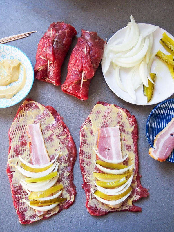 German Beef Rouladen • Curious Cuisiniere