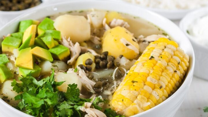 Colombian Ajiaco - Chicken Soup • Curious Cuisiniere