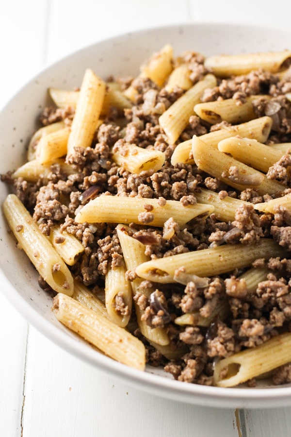 Russian Navy Style Pasta with beef