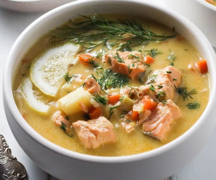 Finnish Salmon Soup - Lohikeitto - picture