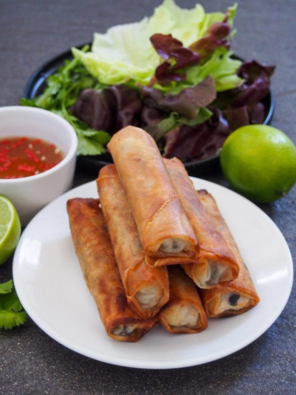 Vietnamese Spring Rolls - Cha Gio stacked