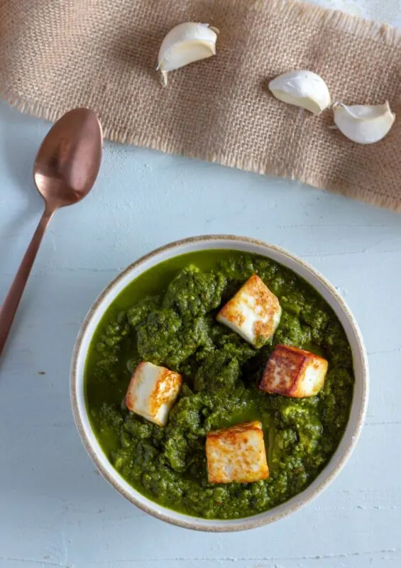 Saag Paneer or Palak Paneer