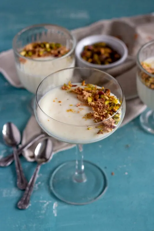 Mahalabia - Middle Eastern milk pudding