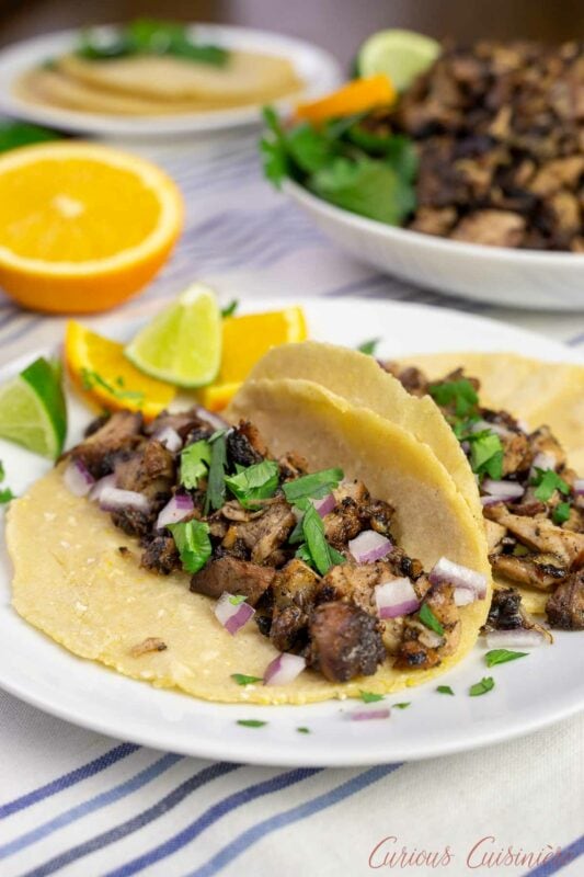 Mexican Carnitas -Slow Cooked Pork Shoulder tacos