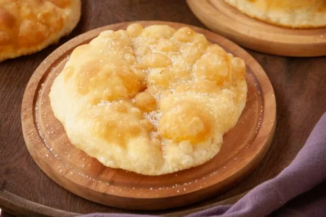 Uruguayan torta frita fried bread with sugar
