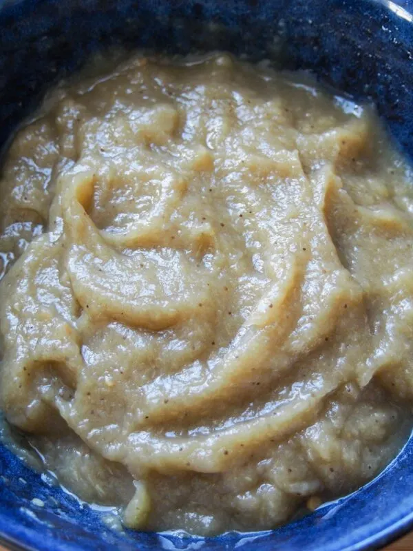 Eggplant puree for Sultan's Delight, Hunkar begendi (Turkish Lamb Stew)
