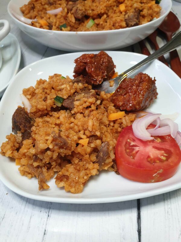 Jollof Rice (Ghana Style) • Curious Cuisiniere
