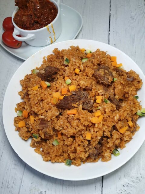 Jollof Rice Ghana Style Curious Cuisiniere