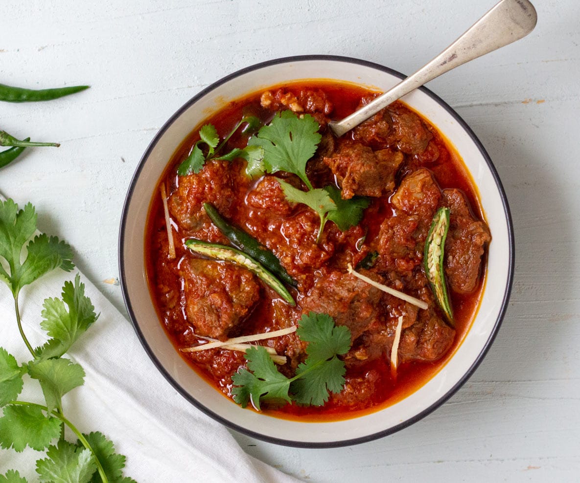 Lamb Karahi Pakistani Lamb Curry Curious Cuisiniere