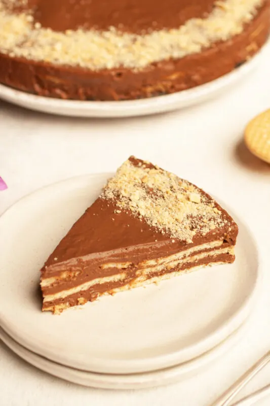 Venezuelan Chocolate Marquesa layered no bake dessert