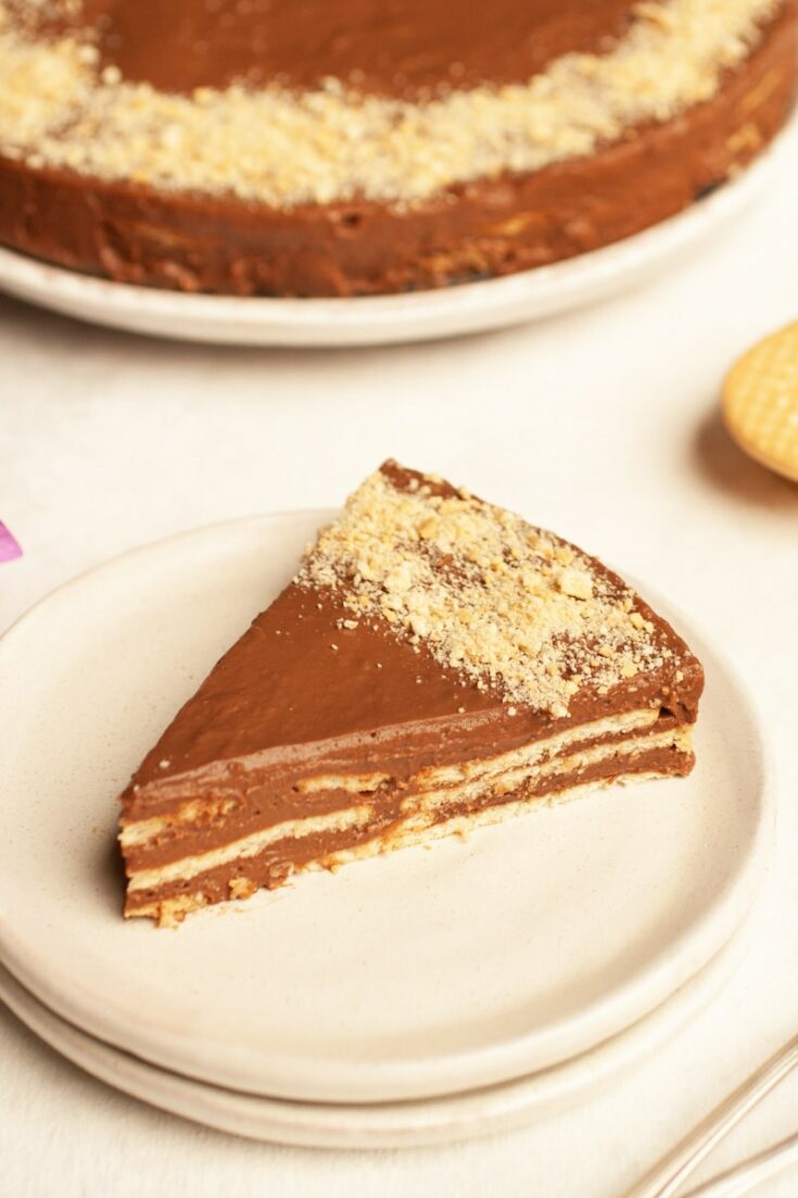 Venezuelan Chocolate Marquesa layered no bake dessert