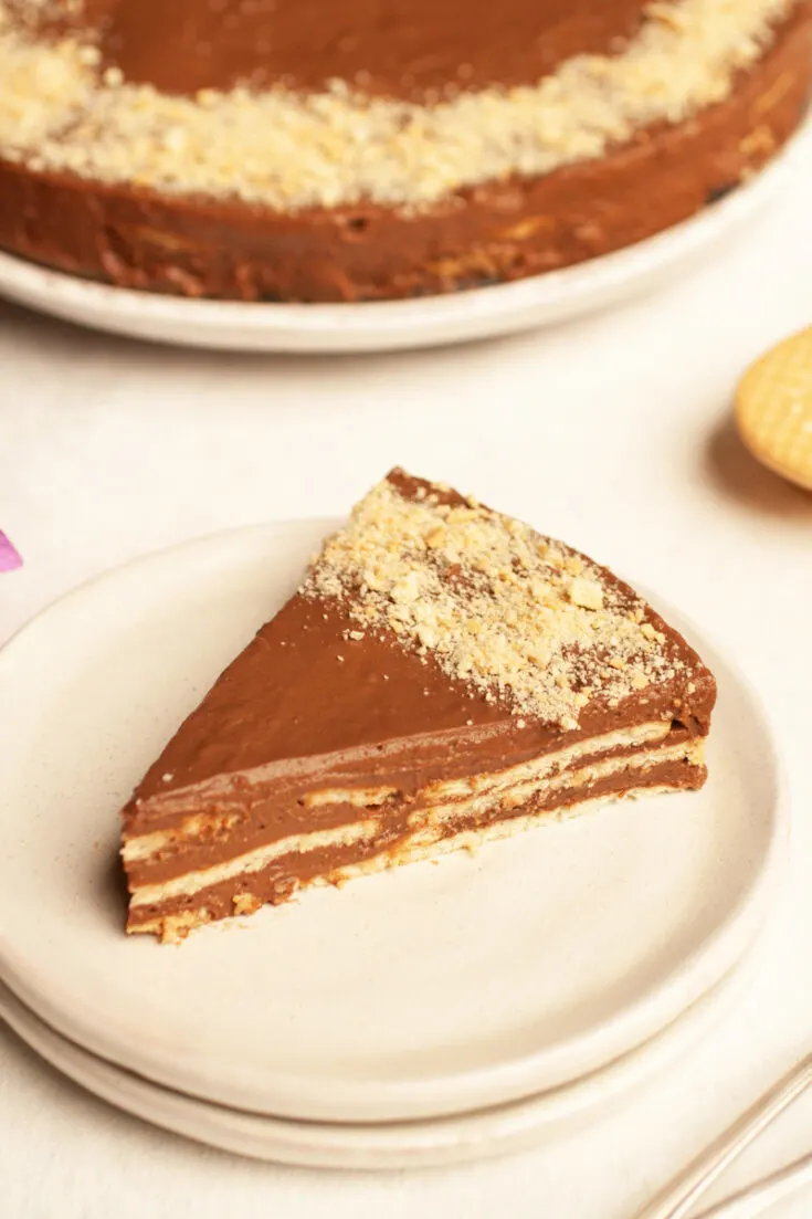 Venezuelan Chocolate Marquesa layered no bake dessert