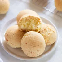 Pan de Yuca - Ecuadorian Cassava Bread inside picture horizontal