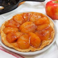 desserts from around the world Tarte Tatin - French Apple Tart horizontal image