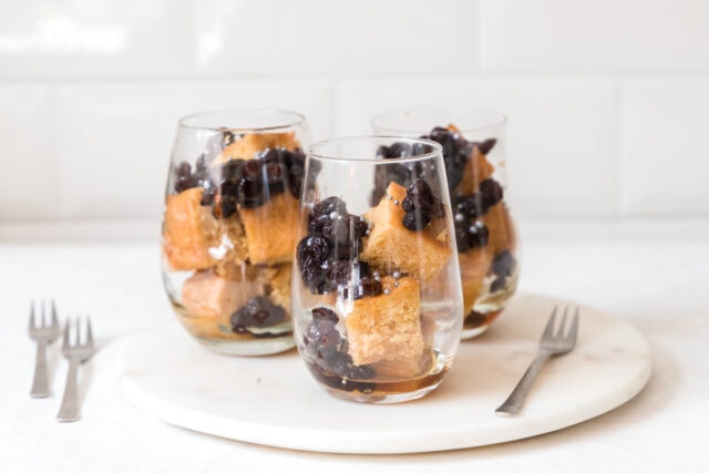 Sopa Borracha - Panamanian Rum Cake - sponge cake with rum syrup and dried fruit