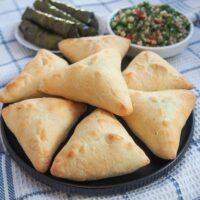 Spinach fatayer - Middle Eastern spinach pie