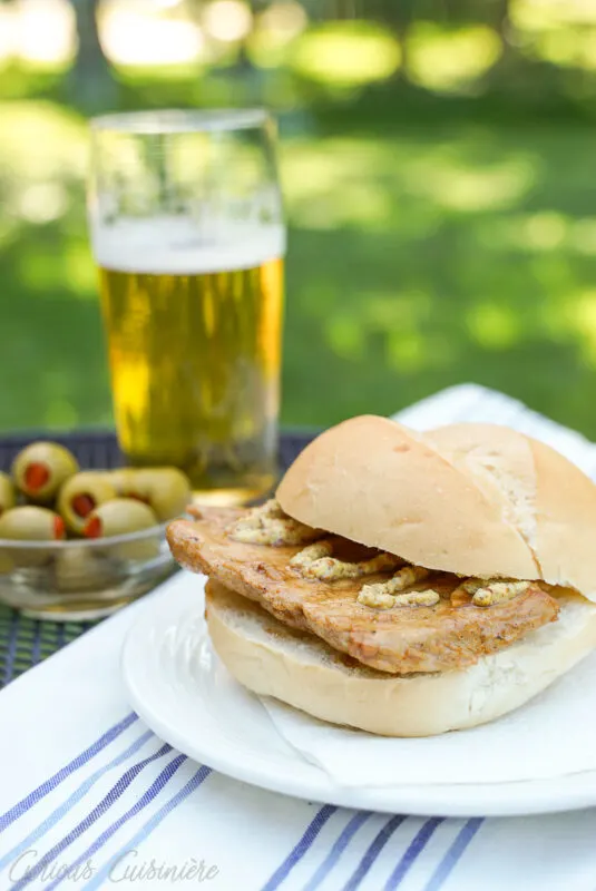Bifanas - Famous Portuguese Pork Sandwich - fed by sab