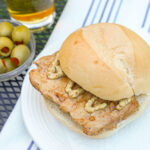 Bifana (Portuguese Marinated Pork Sandwich)