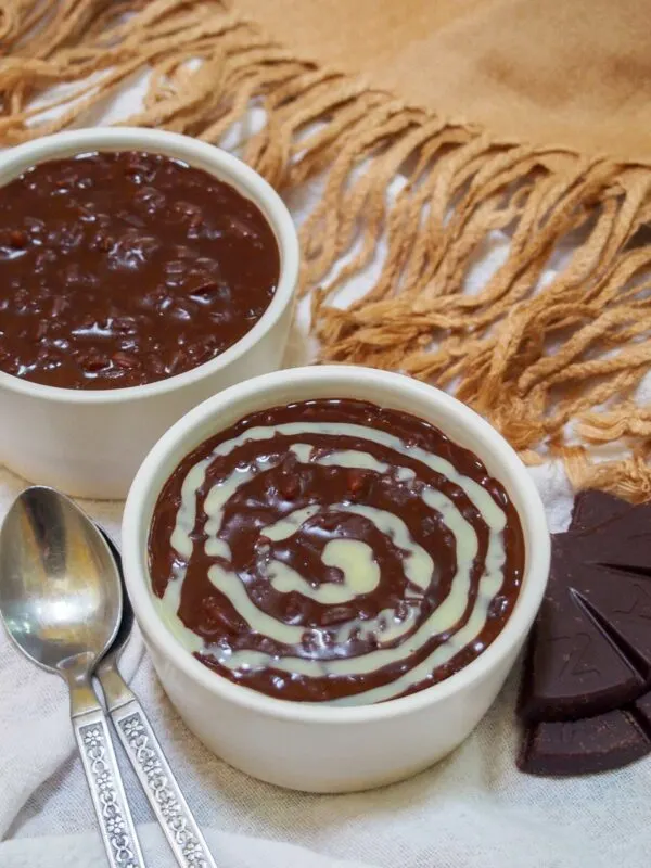 Champorado - Filipino chocolate rice pudding