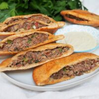 Egyptian hawawshi - meat stuffed pita recipe