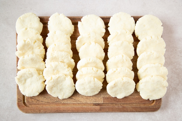 Honduran cheese dumplings - Capirotadas - in soup