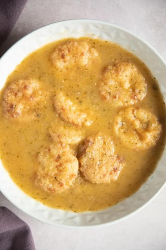 Sopa de Capirotadas (Honduran Cheese Dumpling Soup)