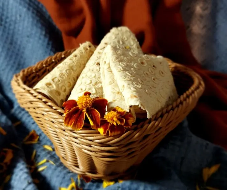 Lavash bread - flatbread from Armenia, Iran, Turkey