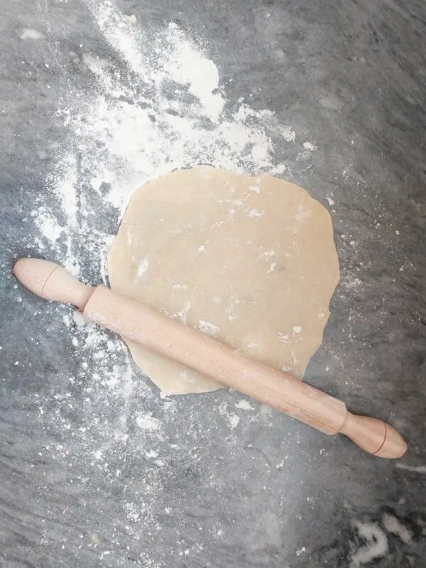 Rolling lavash flatbread
