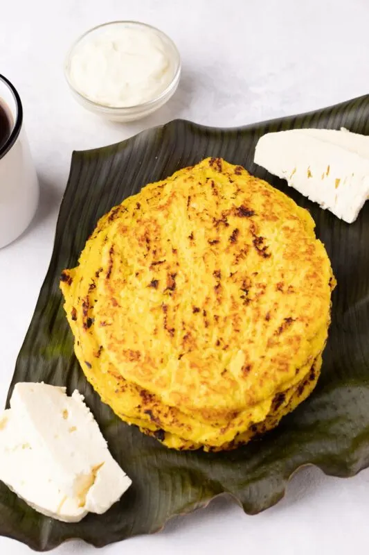 Guirilas - Fresh corn pancakes served with cheese