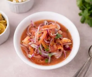 Ecuadorian shrimp ceviche