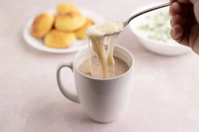 Chocolate santafereno - Colombian hot chocolate with cheese