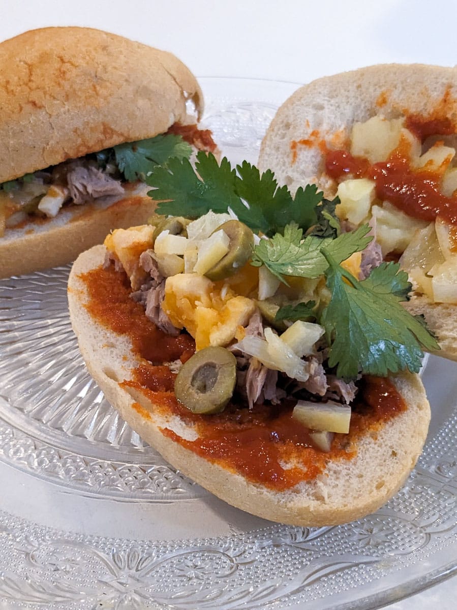 Tunisian Fricassé (Spicy Tuna Sandwich with Eggs) • Curious Cuisiniere