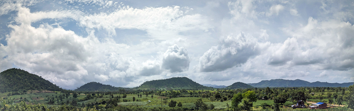 Panorama of Pailin, Cambodia