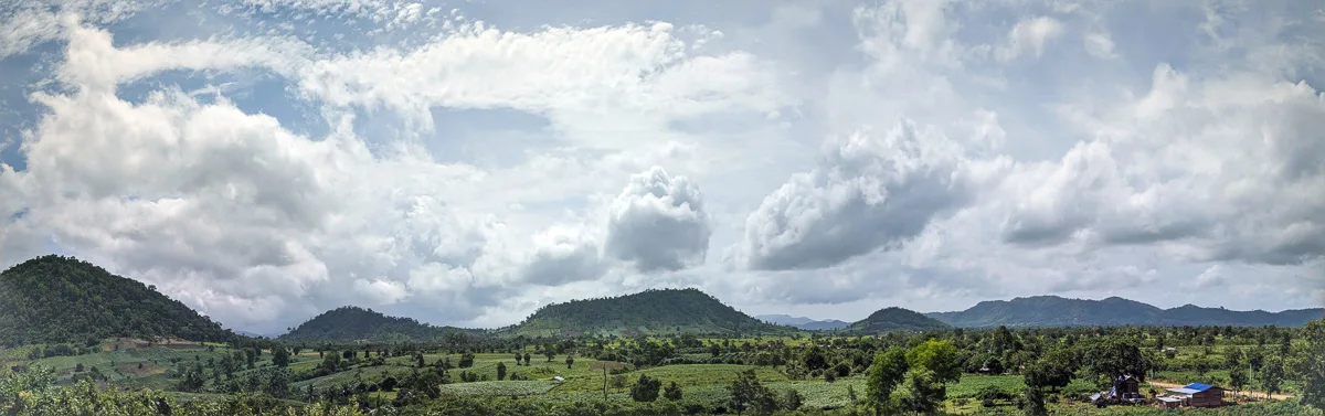 Panorama of Pailin, Cambodia