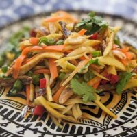 Thai mango salad - yum mamuang