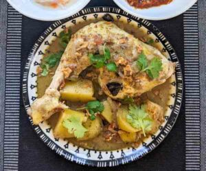 Kurma chicken curry - Ayam Masak kurma - Indian Malaysian curry with potatoes