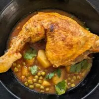 Satu Gai - Thai Vietnamese chicken stew with potatoes and peas
