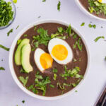 Sopa Negra (Costa Rican Black Bean Soup)