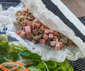 Pak Mo Krob - Vietnamese rice paper wrap